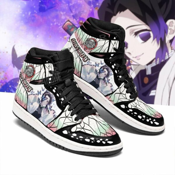 Shinobu Kocho Sneakers Boots Demon Slayer Anime Shoes Fan Gift Idea 2