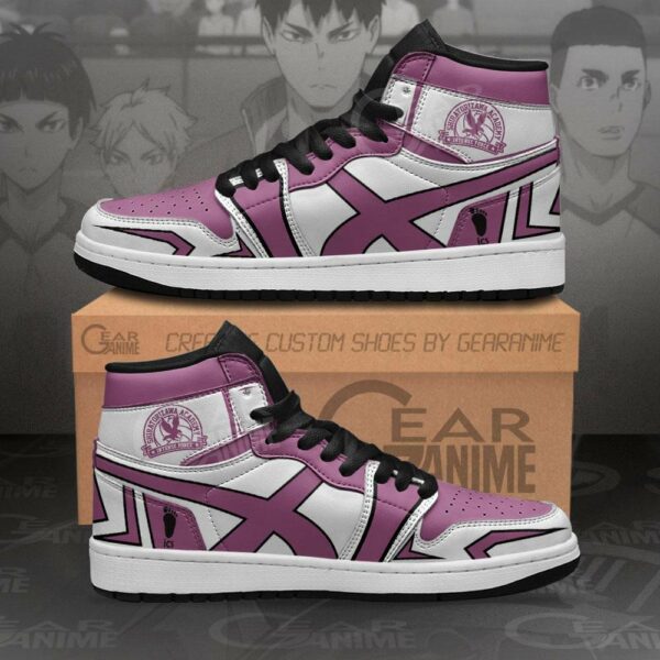 Shiratorizawa Academy Sneakers Haikyuu Custom Anime Sneakers MN10 1