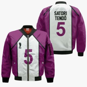 Shiratorizawa Satori Tendo Hoodie Uniform Num 5 Haikyuu Anime Shirt 11