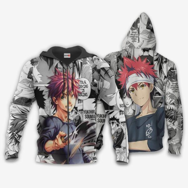 Shokugeki no Soma Hoodie Yukihira Souma Food Wars Anime Shirt 1