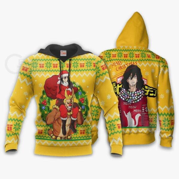Shota Aizawa and All Might Ugly Christmas Sweater MHA Xmas Gift 3