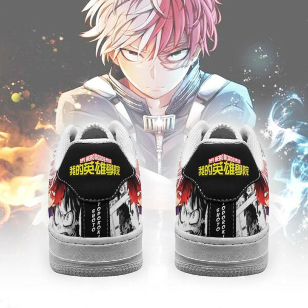 Shoto Todoroki Air Sneakers Custom My Hero Academia Anime Sneakers For Fan 3