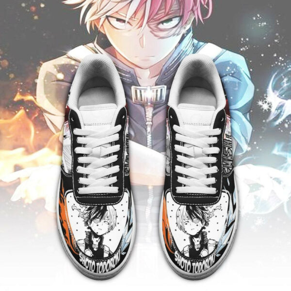 Shoto Todoroki Air Sneakers Custom My Hero Academia Anime Sneakers For Fan 2