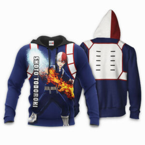 Shoto Todoroki Hoodie Custom Anime My Hero Academia Merch Clothes 8