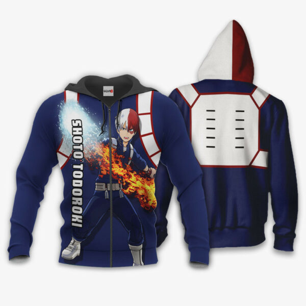 Shoto Todoroki Hoodie Custom Anime My Hero Academia Merch Clothes 1