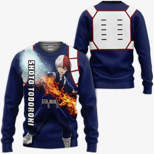 Shoto Todoroki Hoodie Custom Anime My Hero Academia Merch Clothes 2