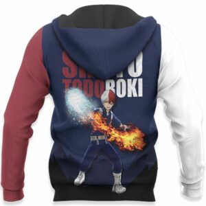 Shoto Todoroki Hoodie Ice & Fire My Hero Academia Anime Shirt 10