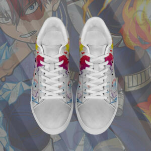Shoto Todoroki Skate Shoes My Hero Academia Custom Anime Sneakers SK10 7