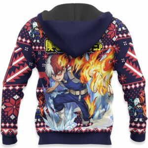 Shoto Todoroki Ugly Christmas Sweater Custom Anime My Hero Academia XS12 8