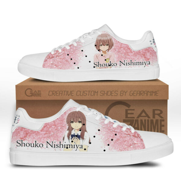 Shouko Nishimiya Skate Shoes Custom Anime A Silent Voice Shoes 1