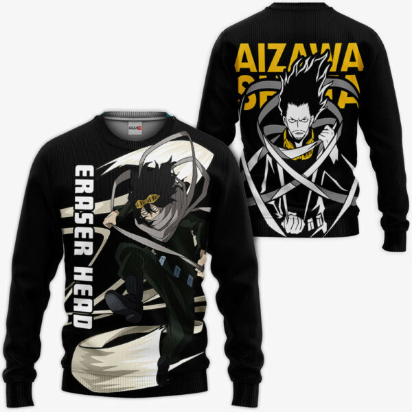 Shouta Aizawa Hoodie Custom Anime My Hero Academia Merch Clothes 2