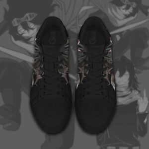 Shouta Aizawa Skate Shoes Black MHA Custom Anime Sneakers 6