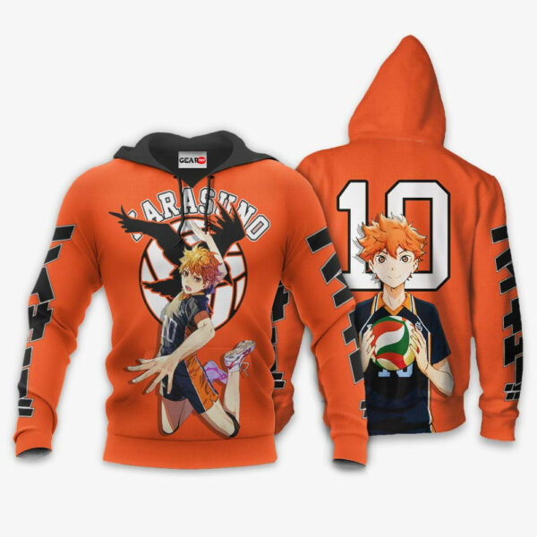 Shoyo Hinata Hoodie Custom Haikyuu Anime Merch Clothes 3