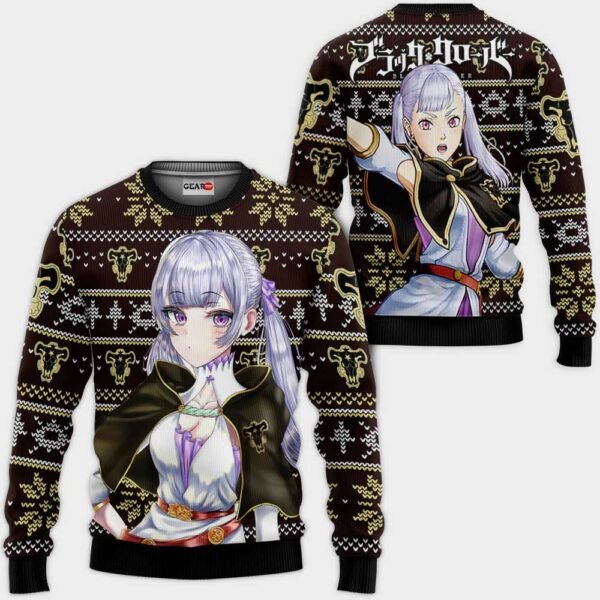 Silva Noelle Ugly Christmas Sweater Custom Anime Black Clover XS12 1