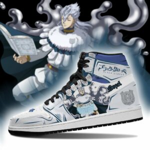 Silver Eagle Nozel Silva Shoes Black Clover Anime Sneakers 6