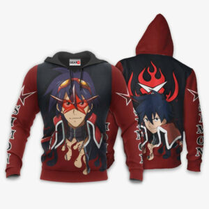 Simon Hoodie Custom Tengen Toppa Gurren Lagann Anime Merch Clothes 8