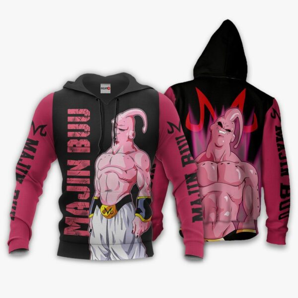 Skinny Majin Buu Hoodie Anime Dragon Ball Jacket 3