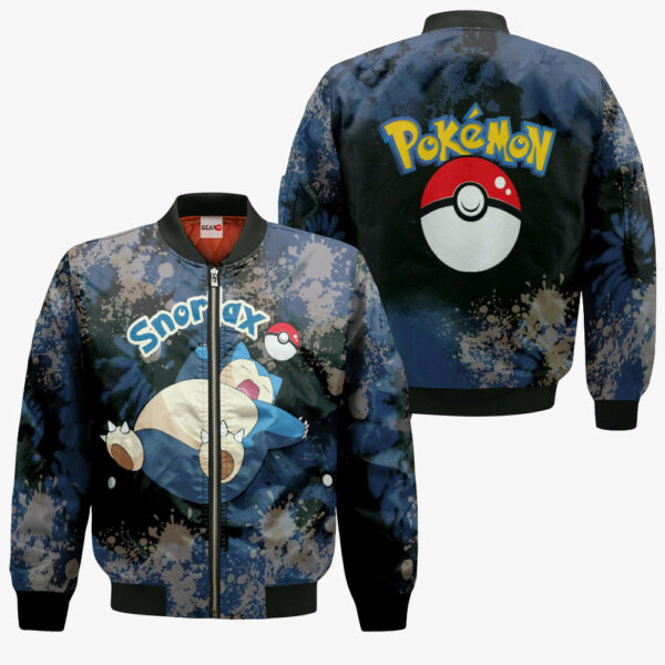 Snorlax Hoodie Custom Pokemon Anime Merch Clothes Tie Dye Style 4