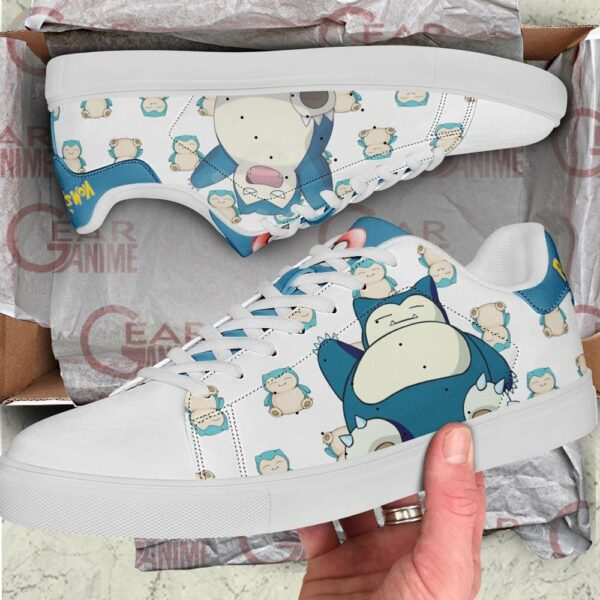 Snorlax Skate Shoes Custom Pokemon Anime Sneakers 2