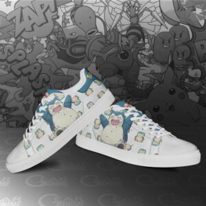 Snorlax Skate Shoes Custom Pokemon Anime Sneakers 6