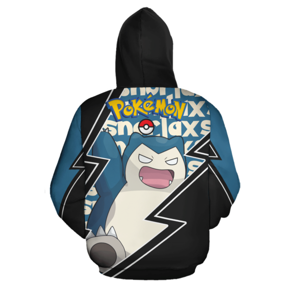 Snorlax Zip Hoodie Pokemon Shirt SD12 3