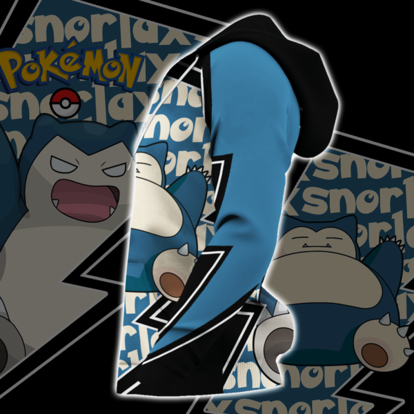 Snorlax Zip Hoodie Pokemon Shirt SD12 4