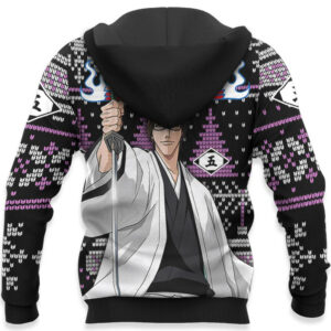Sosuke Aizen Ugly Christmas Sweater Custom Anime BL XS12 8