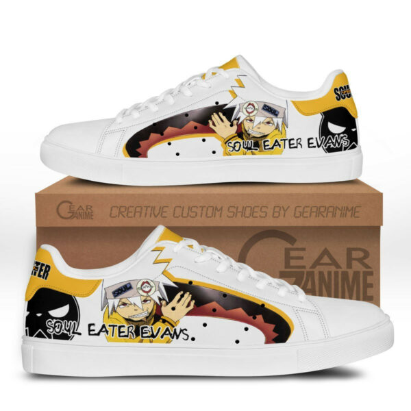 Soul Eater Evans Skate Shoes Custom Soul Eater Anime Sneakers 1