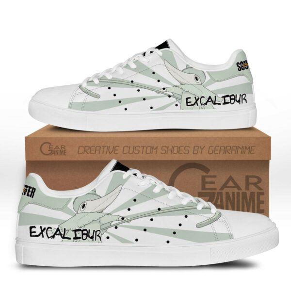Soul Eater Excalibur Skate Shoes Custom Soul Eater Anime Sneakers 1