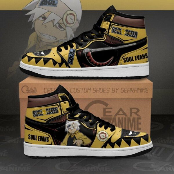 Soul Evans Shoes Soul Eater Custom Anime Sneakers MN11 1