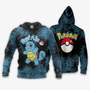 Squirtle Hoodie Custom Pokemon Anime Merch Clothes Tie Dye Style 8