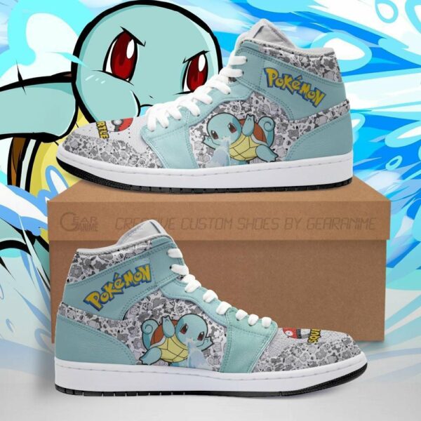 Squirtle Shoes Custom Anime Pokemon Sneakers 1