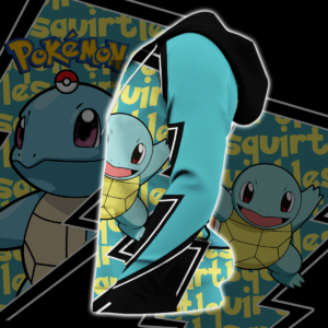 Squirtle Zip Hoodie Custom Pokemon Shirt Anime Merch 7