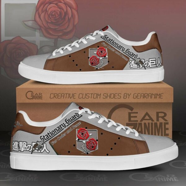 Stationary Guard Skate Shoes Uniform Attack On Titan Anime Sneakers SK10 1