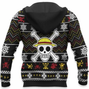 Straw Hat Pirates Ugly Christmas Sweater Custom Anime One Piece XS12 8