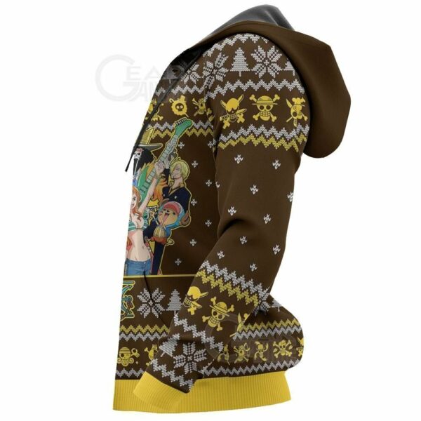 Straw Hat Pirates Ugly Christmas Sweater One Piece Anime Xmas 5