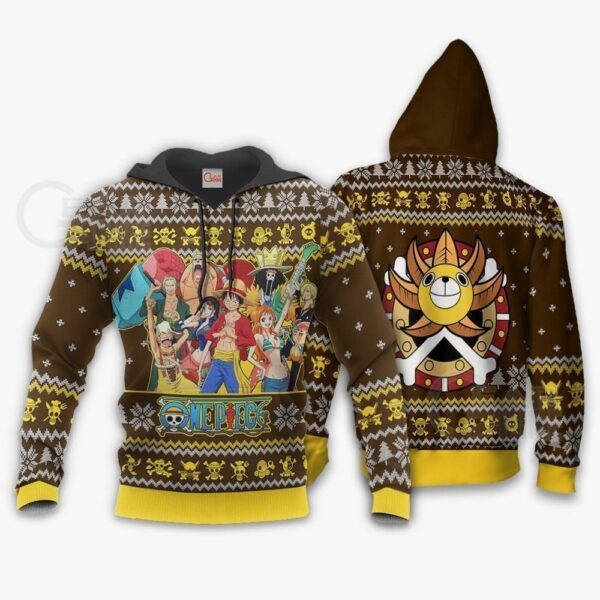 Straw Hat Pirates Ugly Christmas Sweater One Piece Anime Xmas 3