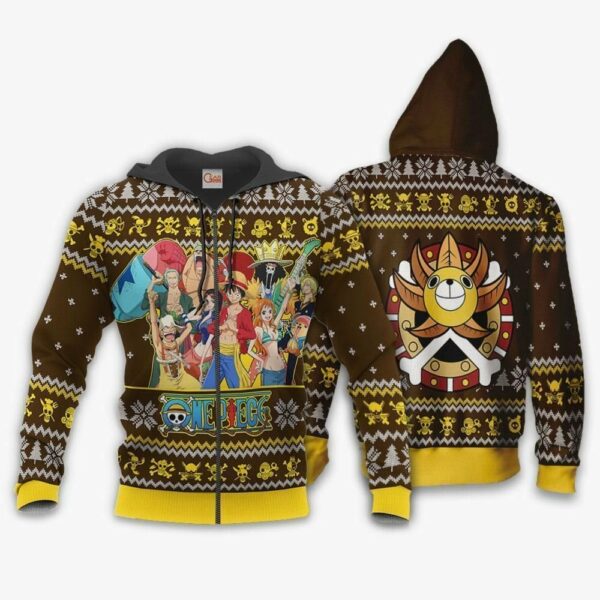 Straw Hat Pirates Ugly Christmas Sweater One Piece Anime Xmas 2