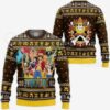 Red Hair Pirates Ugly Christmas Sweater Custom Anime One Piece XS12 11