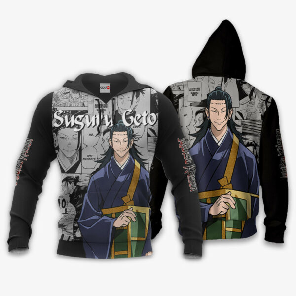 Suguru Geto Hoodie Custom Jujutsu Kaisen Anime Merch Clothes Manga Style 3