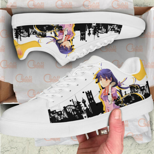 Suruga Kanbaru Skate Shoes Custom Anime Bakemonogatari Shoes 2