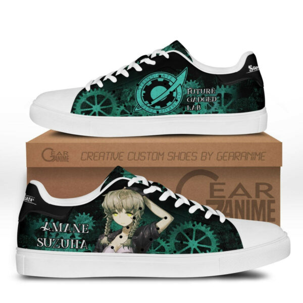 Suzuha Amane Skate Shoes Custom Steins;Gate Anime Sneakers 1