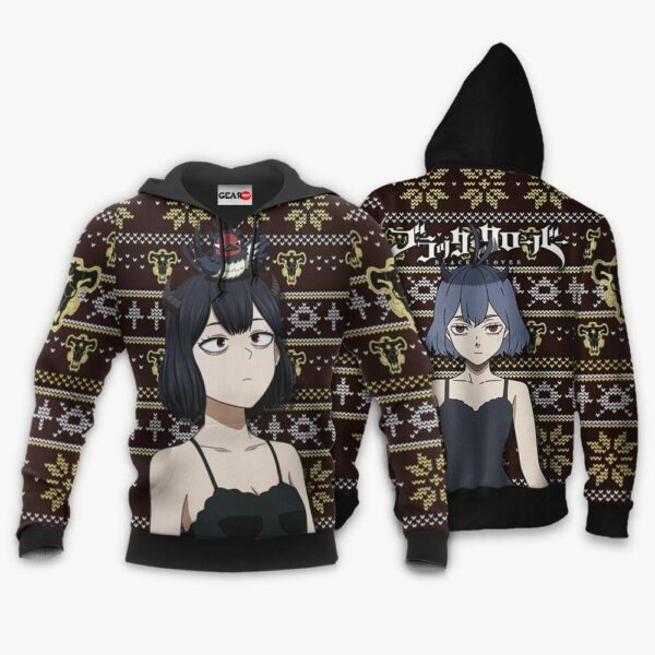 Swallowtail Secre Ugly Christmas Sweater Custom Anime Black Clover XS12 3