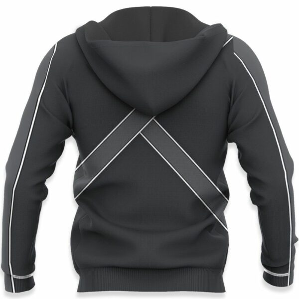 Sword Art Online Kirito Uniform Hoodie Shirt Anime Zip Jacket 5