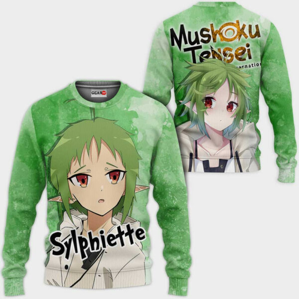 Sylphiette Hoodie Custom Mushoku Tensei Anime Merch Clothes 2