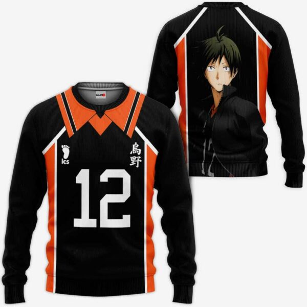 Tadashi Yamaguchi Karasuno Hoodie Shirts Haikyuu Anime 2