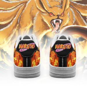 Tailed Beast Kurama Shoes Custom Anime Sneakers Leather 5