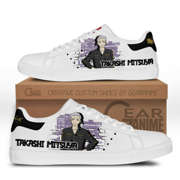 Takashi Mitsuya Skate Shoes Custom Anime Tokyo Revengers Shoes 1