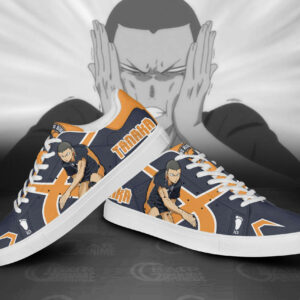 Tanaka Ryuunosuke Skate Shoes Custom Haikyuu Anime Sneakers 6