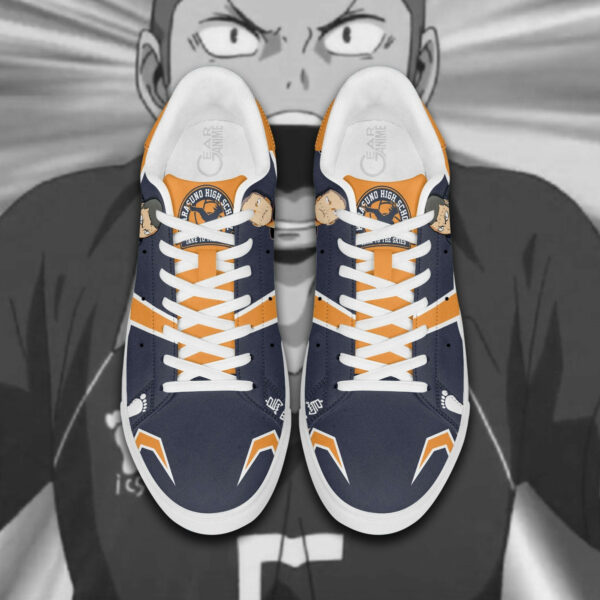 Tanaka Ryuunosuke Skate Shoes Custom Haikyuu Anime Sneakers 4